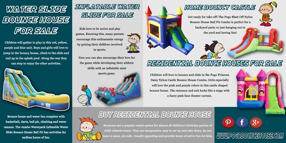Inflatable Water Slide For Sale: Water Slide Bounce House For Sale